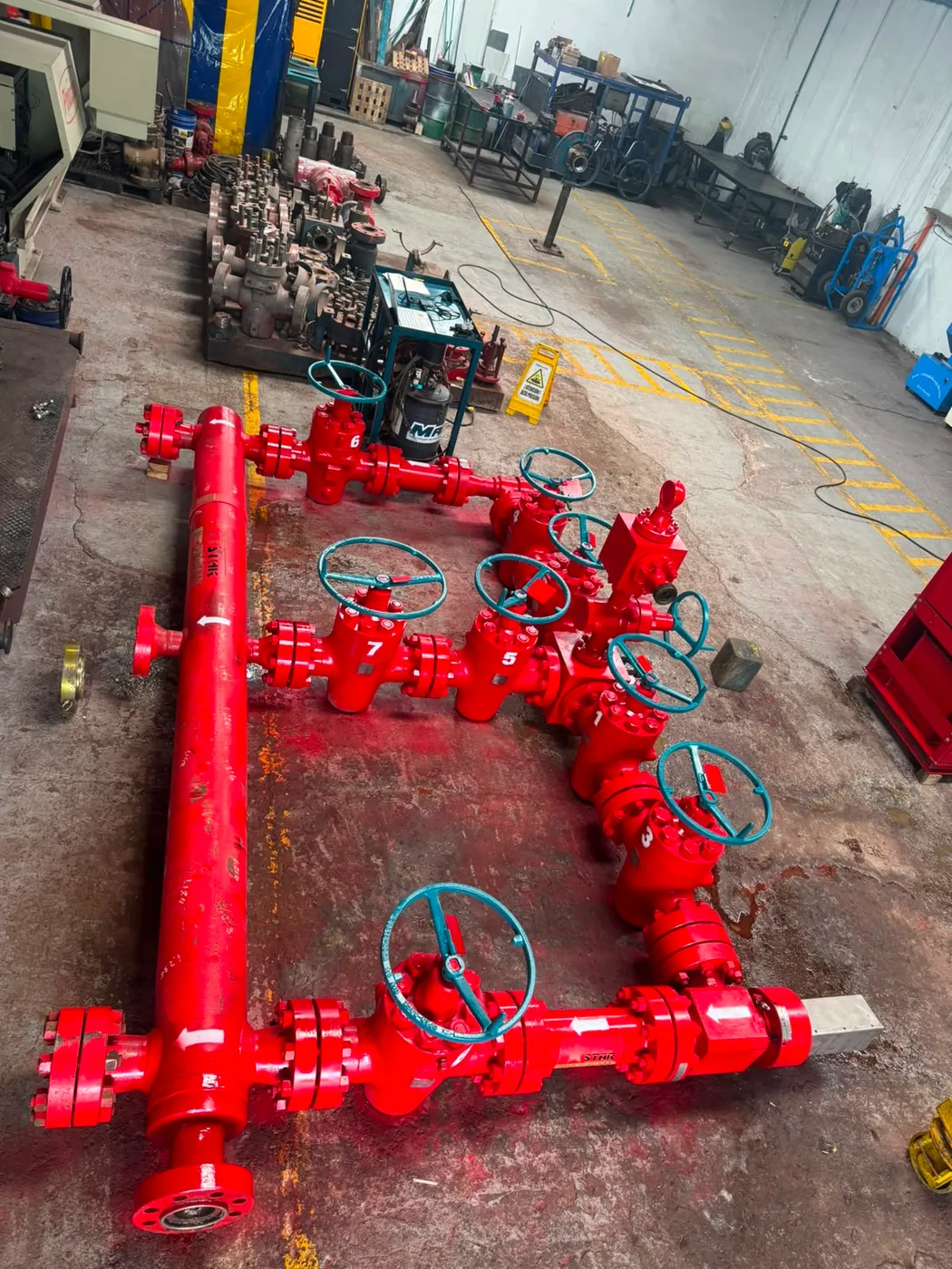 Manifold de válvulas industriales fabricadas por MAKIMAX